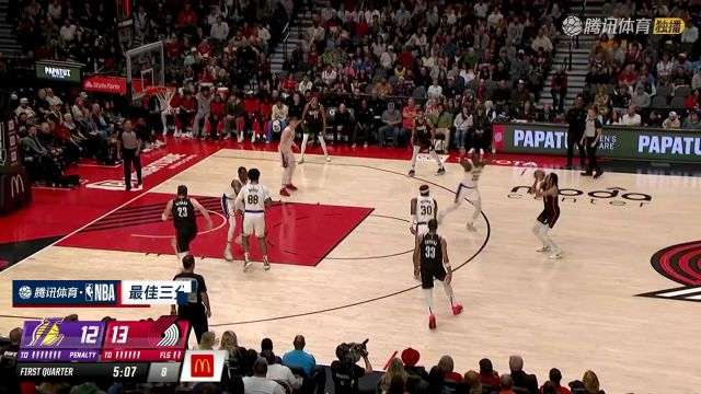 【2025年04月14日】2024/25赛季NBA常规赛：湖人 VS 开拓者 全场录像回放