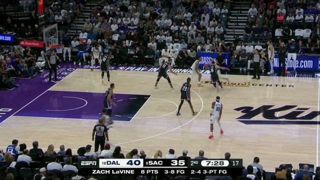 【2025年04月17日 独行侠vs国王集锦】张弓搭箭命中三分两连击 克莱打破附加赛对阵国王12中0魔咒