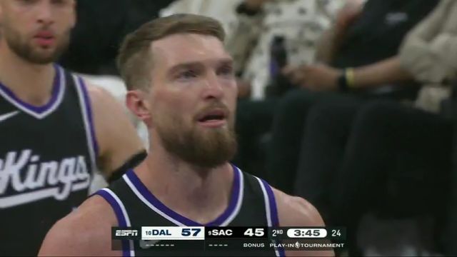 【2025年04月17日】NBA附加赛：独行侠vs国王第2节英文原声录像回放