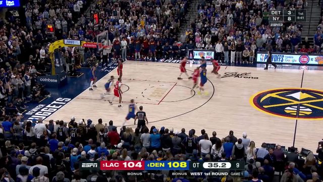 【2025年04月20日 快船vs掘金集锦】掀起反击风暴 哈登关键三分再度给快船强行续命