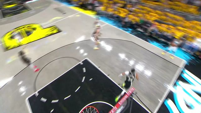 【2025年04月20日 雄鹿vs步行者集锦】有人防守才有准星！内史密斯三不沾后迎着字母哥三分正中靶心打停雄鹿