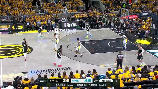 【2025年04月20日 雄鹿vs步行者集锦】希腊怪兽摧毁一切！字母哥连续硬怼特纳强势将球放进篮筐