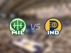 NBA季后赛：雄鹿vs步行者录像回放(2025年04月20日)