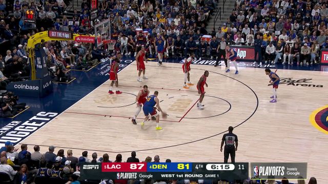 【2025年04月20日 快船vs掘金集锦】快船110-112掘金 约基奇率队鏖战加时赛赢得系列赛开门红