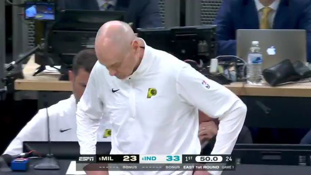 【2025年04月20日】NBA季后赛：雄鹿vs步行者G1第1节中文解说录像回放