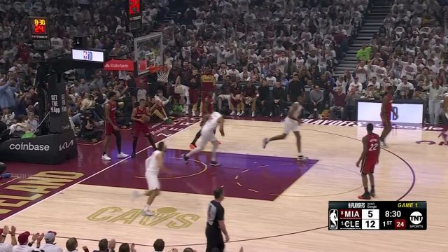 【2025年04月21日 热火vs骑士集锦】14-5的开局！斯特鲁斯假图真传吸引火力 艾伦轻松吃饼暴扣打停热火