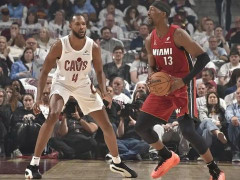 NBA录像全场回放季后赛：热火vs骑士（4.21）阿德巴约24+9