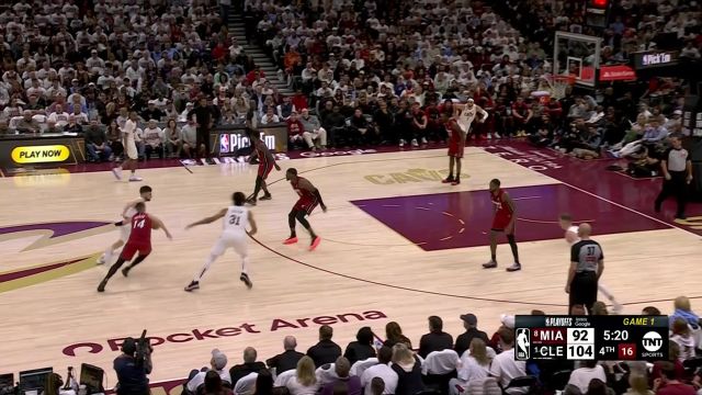 【2025年04月21日 热火vs骑士集锦】宛如神兵天降！杰洛姆超强火力里突外投连砍7分奠定胜局