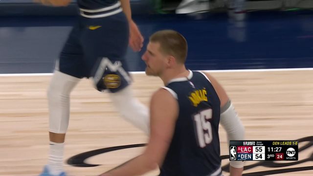 【2025年04月22日 快船vs掘金集锦】无冕扣篮王！戈登挡拆顺下拔地而起 空接炸扣成功点燃主场