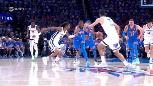 【2025年04月23日 灰熊vs雷霆集锦】世间功夫唯快不破！杰威风驰电掣杀入禁区完成单手劈扣