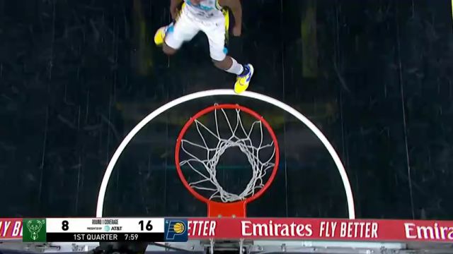 【2025年04月23日】NBA季后赛：雄鹿vs步行者G2第1节中文解说录像回放