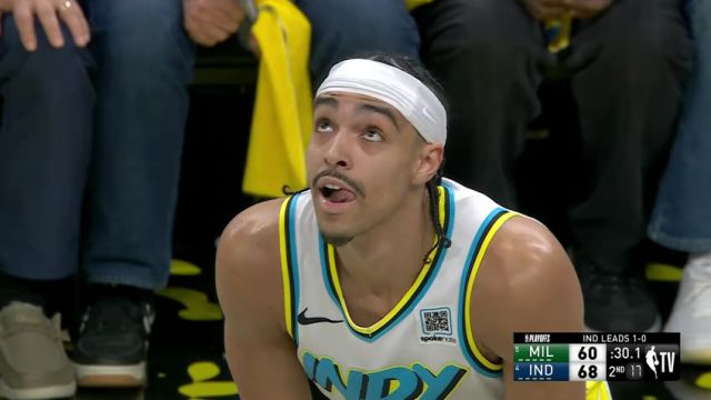 【2025年04月23日】NBA季后赛：雄鹿vs步行者G2第2节英文原声录像回放