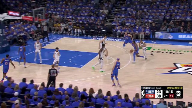 【2025年04月23日 灰熊vs雷霆集锦】动作行云流水！杰威见缝插针突破上篮得心应手