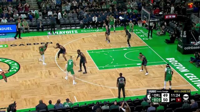 【2025年04月24日 魔术vs凯尔特人集锦】三分雨如约而至！布朗联手怀特三记三分打停对手