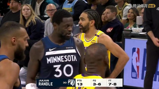 【2025年04月26日】NBA西部首轮G3：湖人vs森林狼G3皓篮球二路解说全场录像回放