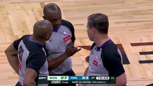 【2025年04月26日 凯尔特人vs魔术集锦】没必要的动作！科尔-安东尼一把拉下杰伦-布朗被吹一级恶意犯规