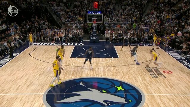 【2025年04月26日 湖人vs森林狼集锦】里夫斯埋头猛冲声东击西 范德比尔特快速扣进出其不意