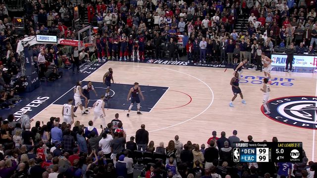 【2025年04月27日 掘金vs快船集锦】史诗级别绝杀时刻！约老师三分不中戈登极限0.1秒补扣绝杀