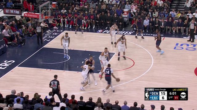 【2025年04月27日 掘金vs快船集锦】火箭登限时回归！哈登迎着防守命中外线三分百步穿杨