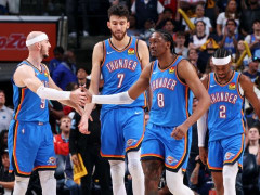 掘金快船血拼！雷霆成幕后赢家 静候次轮胜者战半决赛