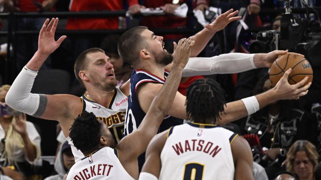 【2025年04月27日 掘金vs快船集锦】掘金vs快船精彩集锦 戈登极限绝杀掘金拒绝快船逆转扳平比分