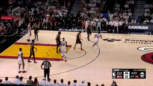 【2025年04月27日】NBA季后赛：骑士vs热火G3第2节中文解说录像回放