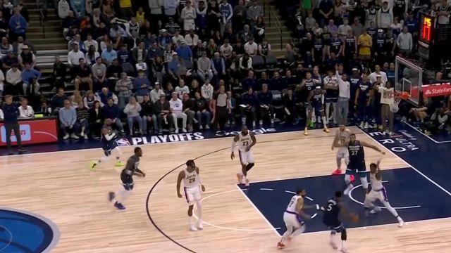 【2025年04月28日 湖人vs森林狼集锦】爱德华兹vs湖人集锦 43+9+6季后赛生涯第五次砍下40+