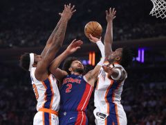 NBA季后赛战报：活塞险胜尼克斯总分2-3 坎宁安24+8+8布伦森16中4