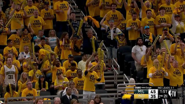 【2025年04月30日 雄鹿vs步行者集锦】球迷的功劳！字母哥罚球步行者球迷集体计时干扰成功罚球不中