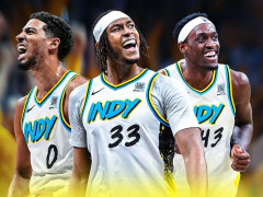 步行者官方晒全队围绕哈利庆祝！印媒高呼超巨 面对字母绝杀扫质疑