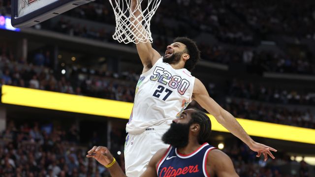 【2025年04月30日 快船vs掘金集锦】快船115-131掘金G5 穆雷轰下43+7哈登迷失掘金凿沉快船夺下天王山