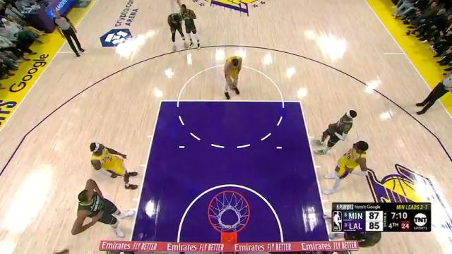 【2025年05月01日】NBA西部首轮G5：森林狼vs湖人G5第4节中文解说录像回放