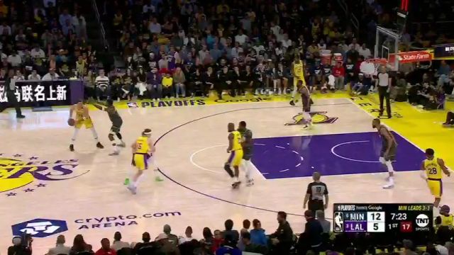 【2025年05月01日】NBA西部首轮G5：森林狼vs湖人G5第1节中文解说录像回放