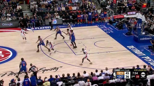 【2025年05月02日】NBA东部首轮G6：尼克斯vs活塞G6第2节中文解说录像回放