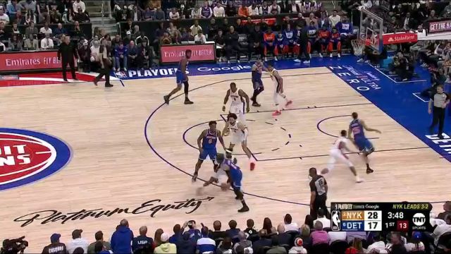 【2025年05月02日】NBA东部首轮G6：尼克斯vs活塞G6第1节英文原声录像回放