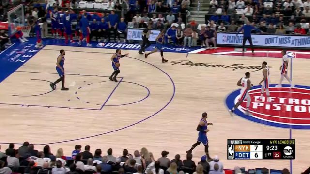 【2025年05月02日】NBA东部首轮G6：尼克斯vs活塞G6第1节中文解说录像回放