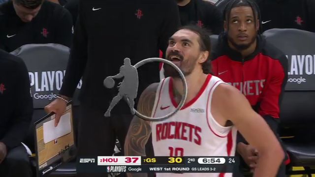 【2025年05月03日】NBA西部首轮G6：火箭vs勇士G6第2节英文原声录像回放