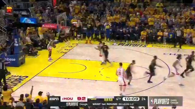 【2025年05月03日 火箭vs勇士集锦】默契配合！巴特勒直杀篮下助攻格林漂移投篮命中