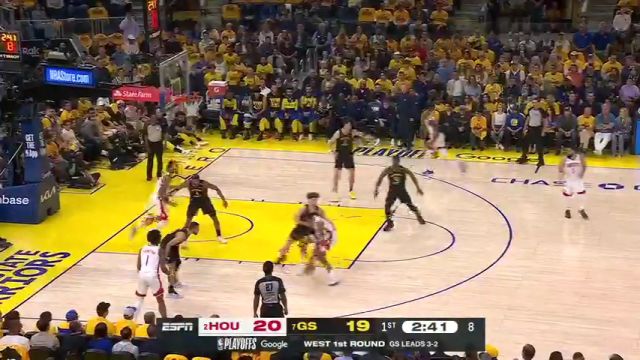 【2025年05月03日 火箭vs勇士集锦】波杰鬼手一掏抢断史密斯 巴特勒击地妙传波斯特上篮得手