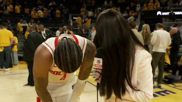 【2025年05月03日 火箭vs勇士集锦】孟超赛后采访杰伦-格林：抢七大战全队都倾尽所有 伤病不会影响个人发挥