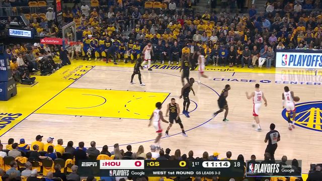 【2025年05月03日 火箭vs勇士集锦】配合天衣无缝！杰伦-格林假投真传吸引火力助攻申京暴扣炸筐