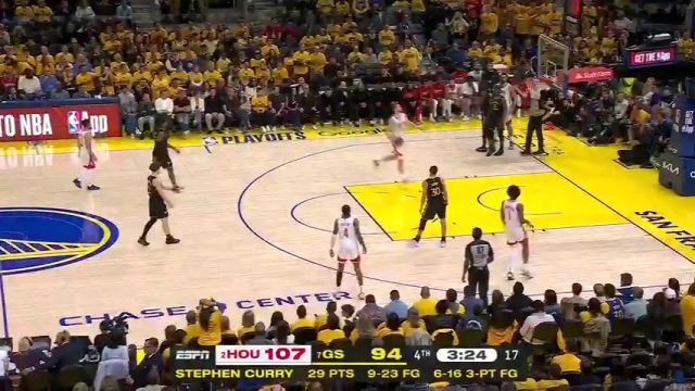 【2025年05月03日 火箭vs勇士集锦】关键时刻顶住压力！库里抓住一个空档三分飙进稳定军心