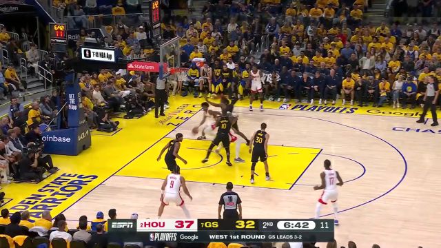 【2025年05月03日 火箭vs勇士集锦】一路火花带闪电！伊森人缝突破抬手上篮打进