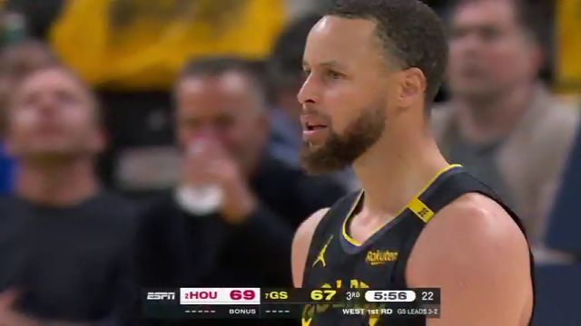 【2025年05月03日 火箭vs勇士集锦】睁大双眼！库里三分线外接球就投技能四座