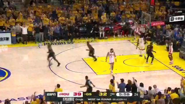 【2025年05月03日 火箭vs勇士集锦】异军突起！穆迪手感滚烫外线三分抬手就扔缩小分差