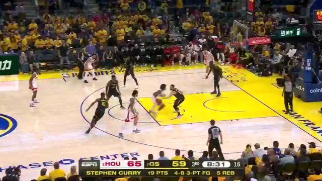 【2025年05月03日 火箭vs勇士集锦】干就完了！库里外线发炮为队提供火力支援