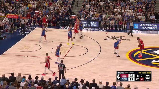 【2025年05月04日】NBA季后赛：快船vs掘金G7第1节英文原声录像回放