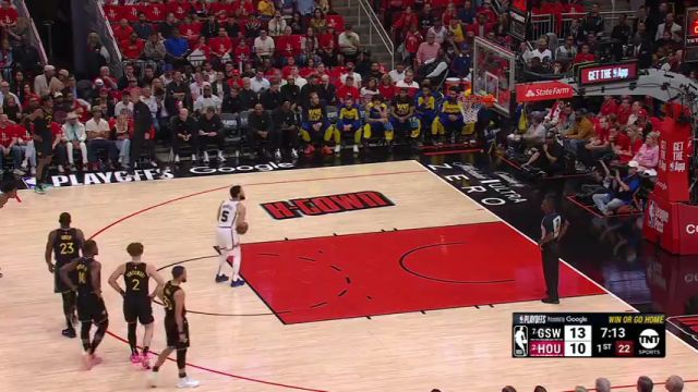 【2025年05月05日】NBA西部首轮G7：勇士vs火箭G7第1节英文原声录像回放