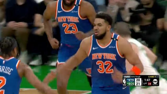 【2025年05月06日 尼克斯vs凯尔特人集锦】硬糖！唐斯埋头猛冲强势打进势不可挡