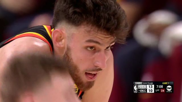 【2025年05月06日】NBA季后赛：掘金vs雷霆G1第1节中文解说录像回放